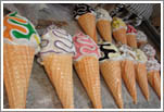 Fiberglass ice cream items